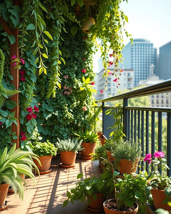 maximize balcony space creatively