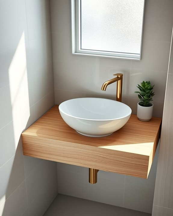 maximize bathroom space efficiently