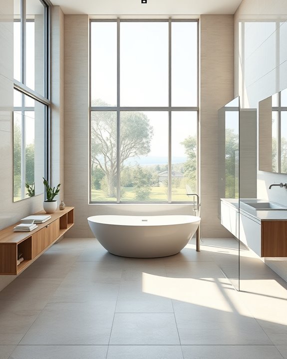 maximize bathroom space efficiently