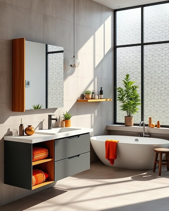 maximize bathroom storage creatively