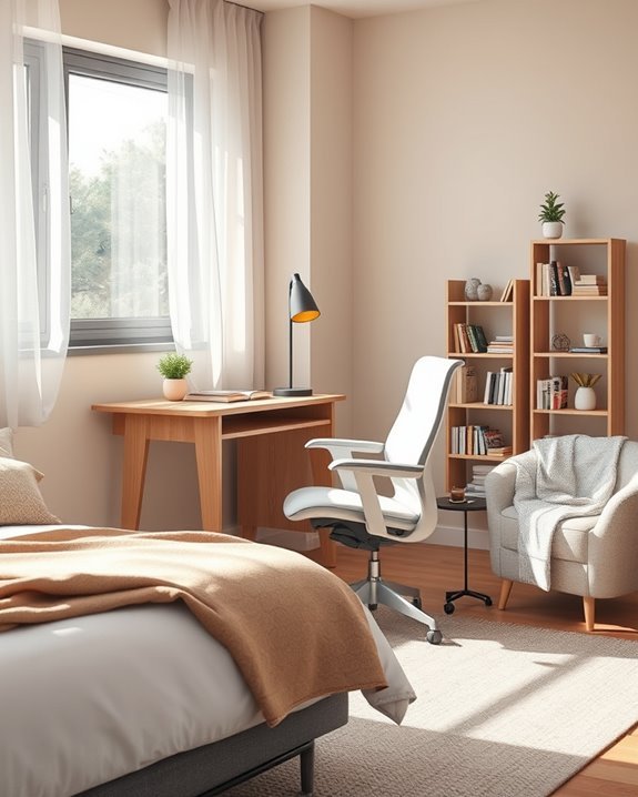 maximize bedroom functionality creatively