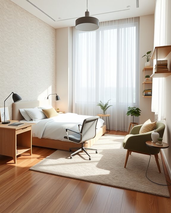 maximize bedroom functionality creatively