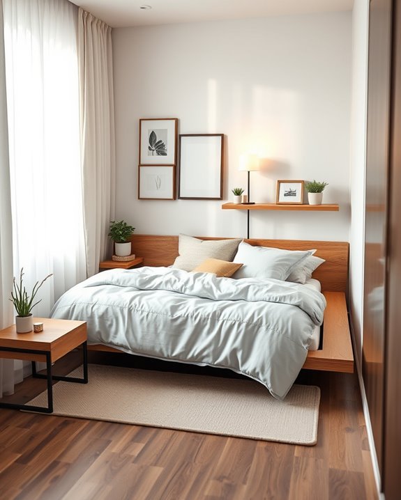 maximize bedroom space creatively