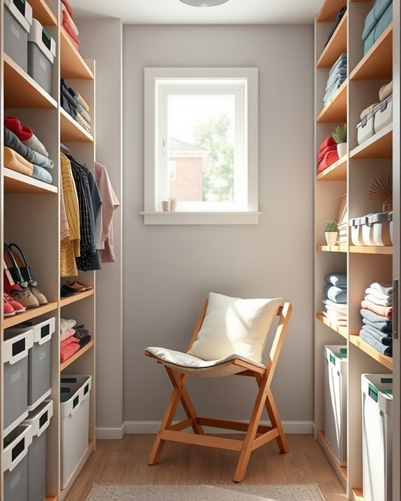 maximize closet nook functionality