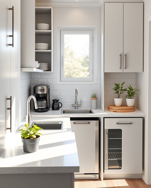 maximize functionality with cabinetry