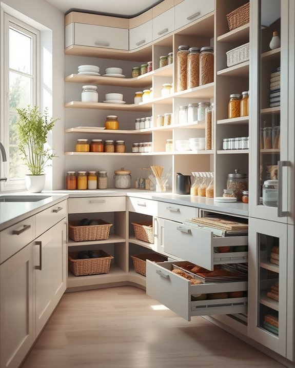 maximize pantry storage options