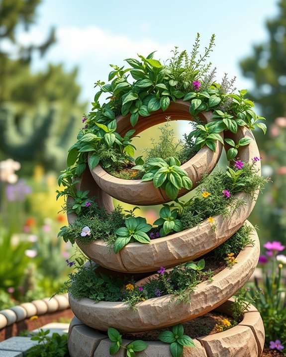 maximize space with herbs