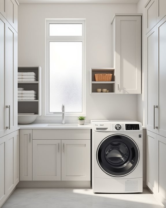 maximize space with shelving