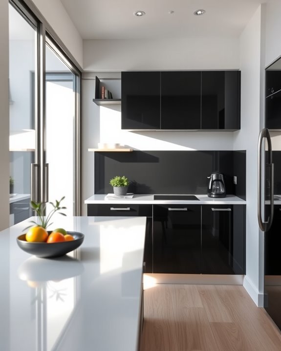 maximize space with sliding doors