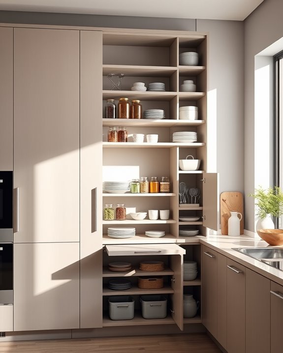 maximize space with vertical storage