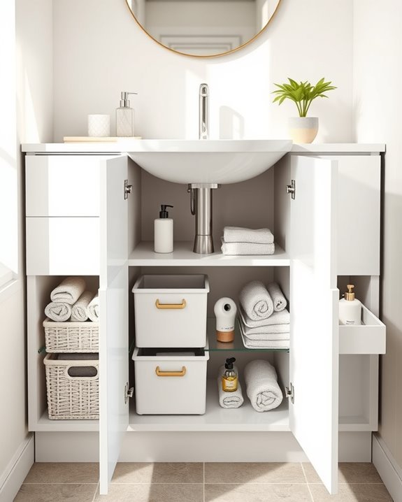maximize under sink organization