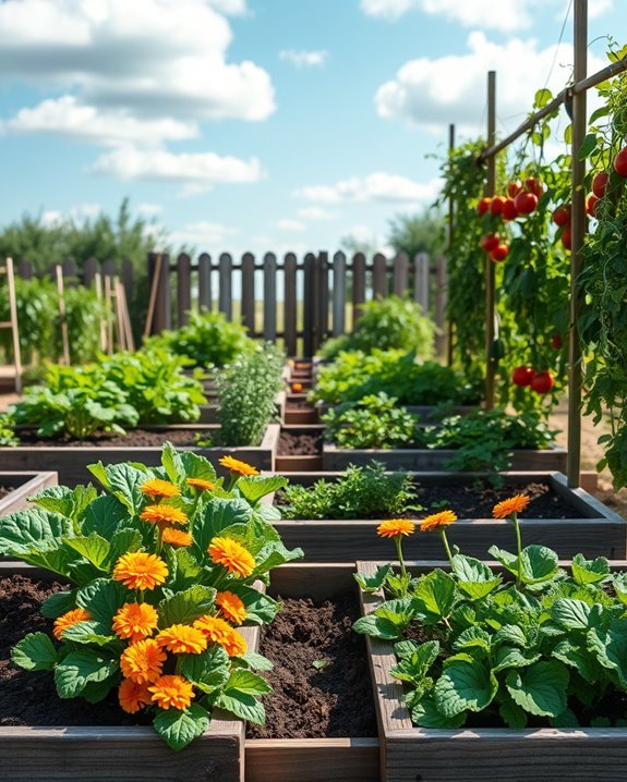 maximized gardening with raised beds
