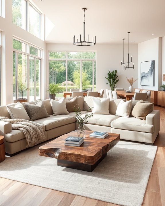 maximizes space encourages interaction