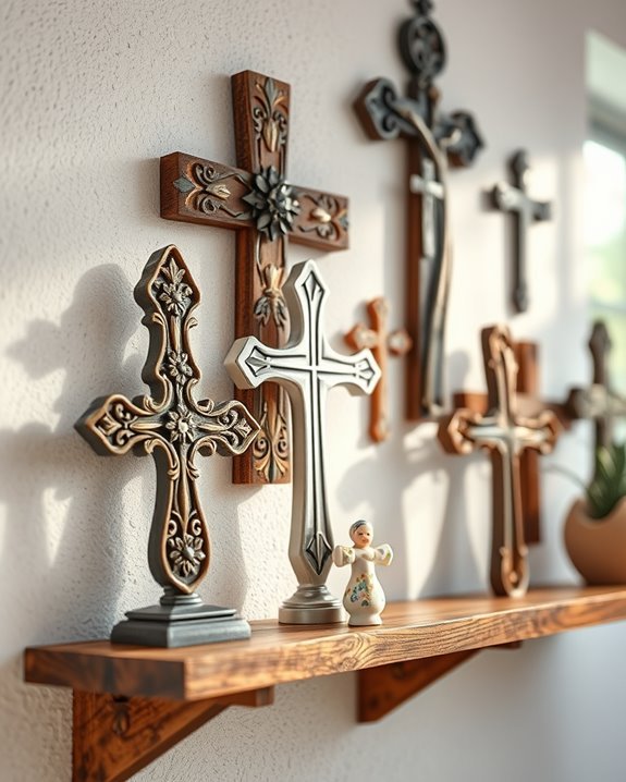 meaningful easter cross decor