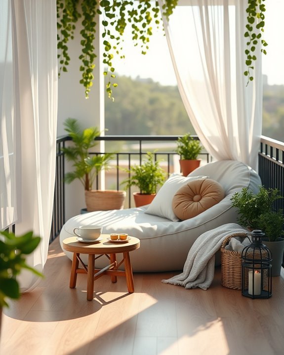 meditation balcony retreat space