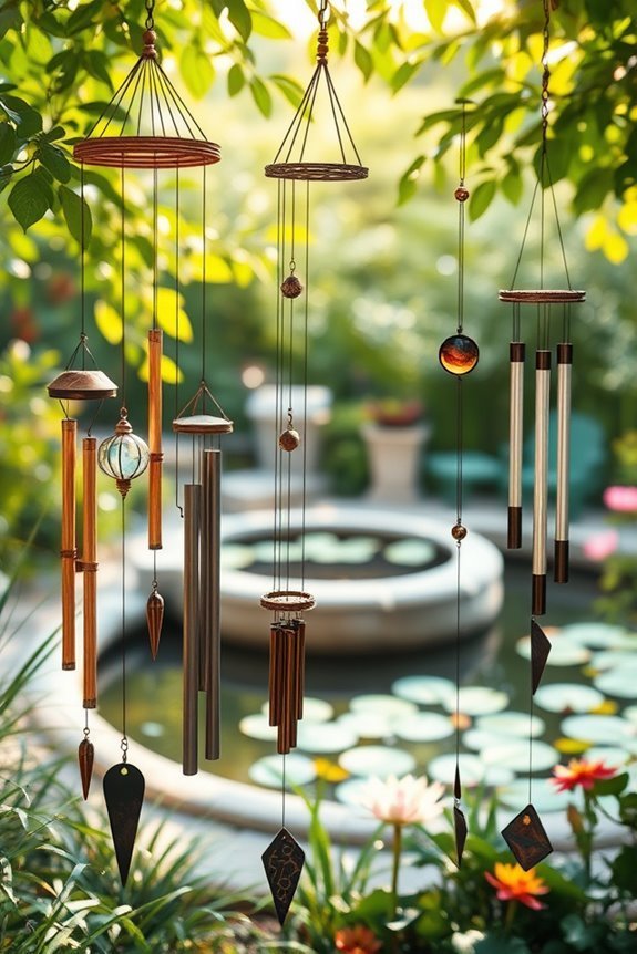 melodic outdoor relaxation decor