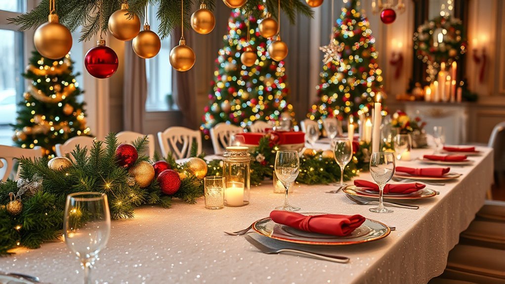 memorable christmas party setups