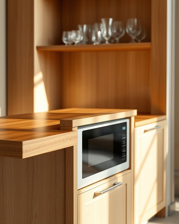 microwave bar design integration