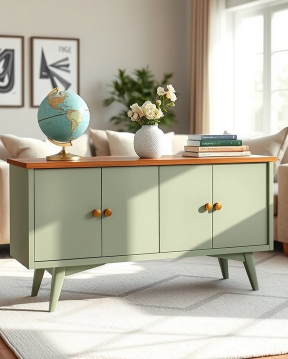 mid century modern furniture revamp
