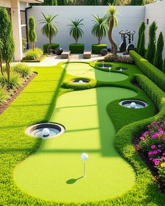 mini golf fitness challenge