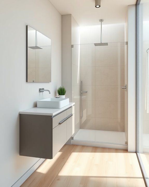 minimalist bathroom design benefits