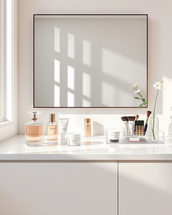 minimalist beauty organization tips