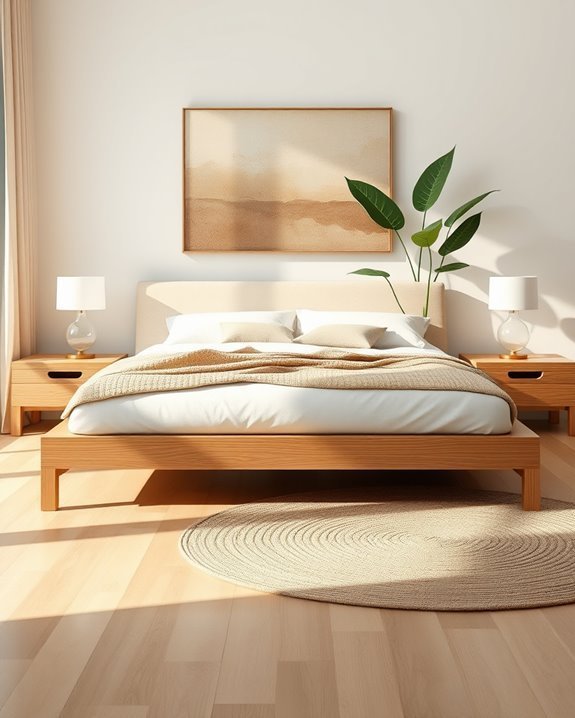 minimalist bedding for tranquility