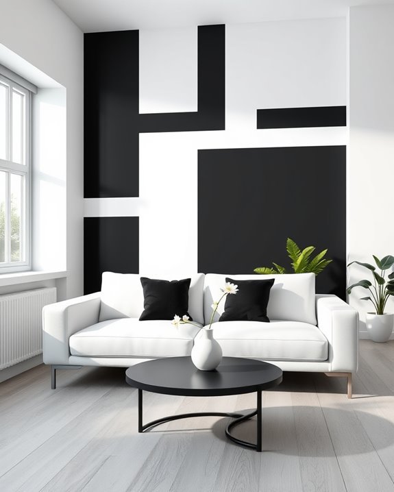 minimalist black and white