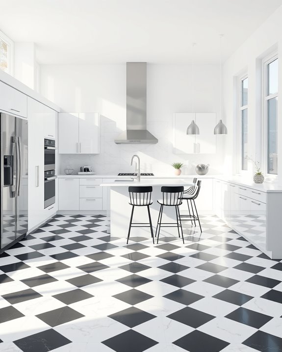 minimalist black and white elegance