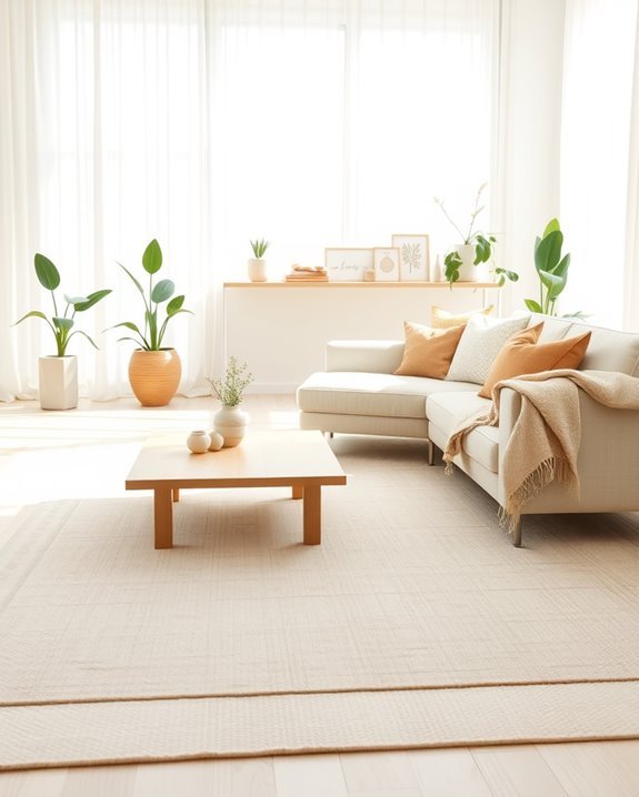 minimalist boho serene retreat