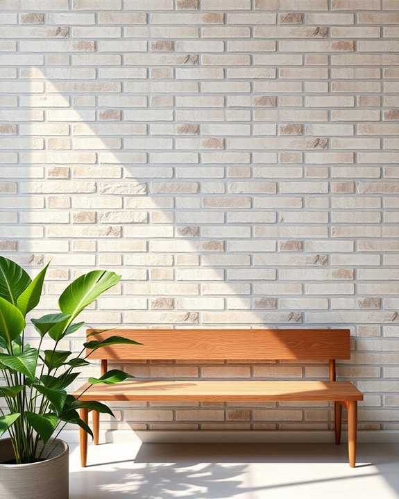 minimalist brick wall design