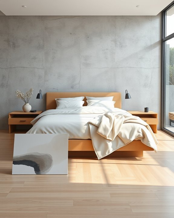 minimalist concrete wallpaper elegance