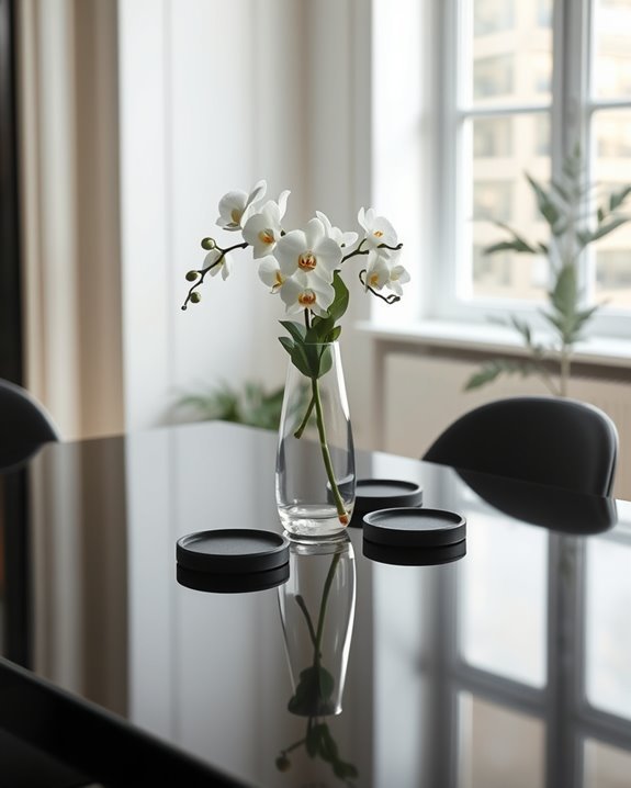 minimalist elegance for dining