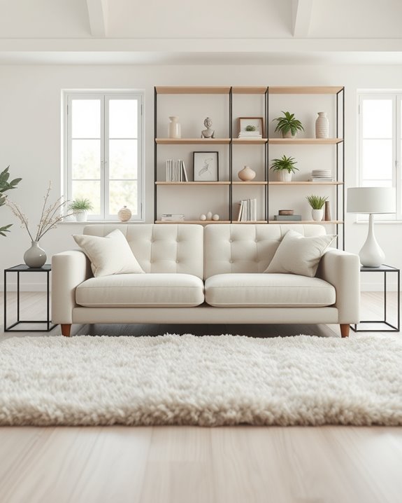 minimalist elegance with cream