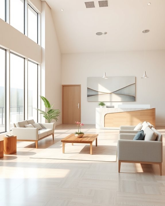 minimalist healthcare design aesthetics