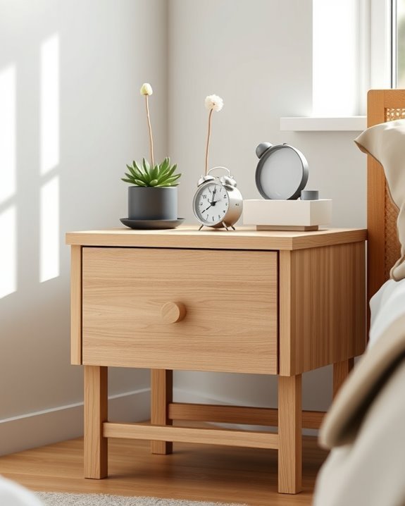 minimalist scandinavian nightstands design