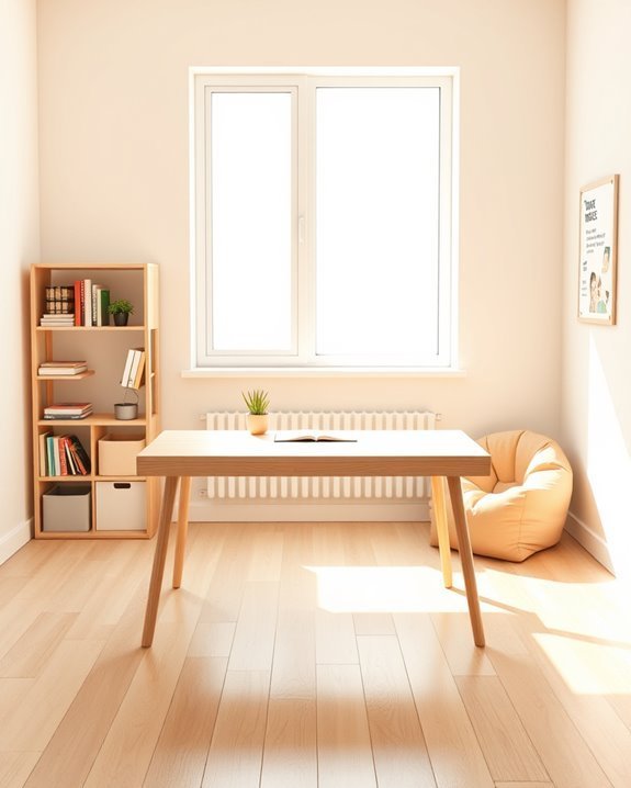 minimalist study room design