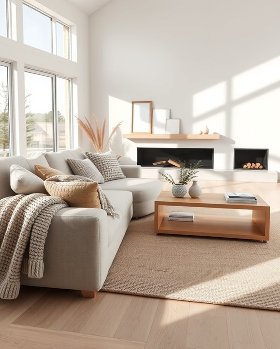 minimalist warm home decor