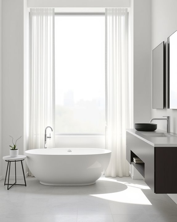 minimalist window treatment options