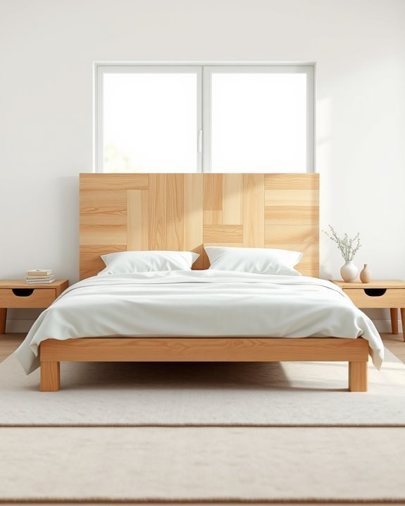 minimalist wooden plank elegance