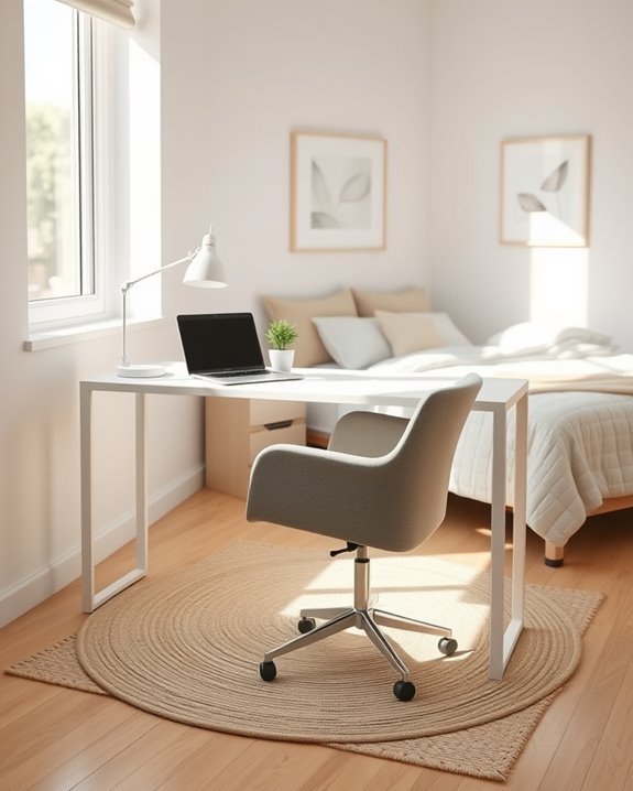 minimalist workspace enhances focus
