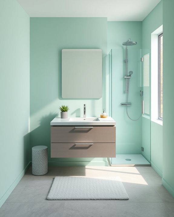 mint and gray serenity