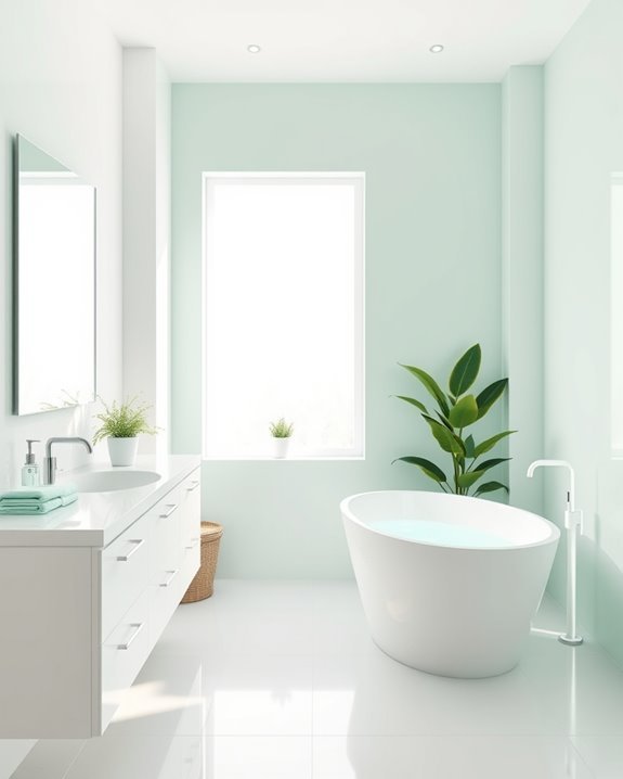 mint green bathroom rejuvenation