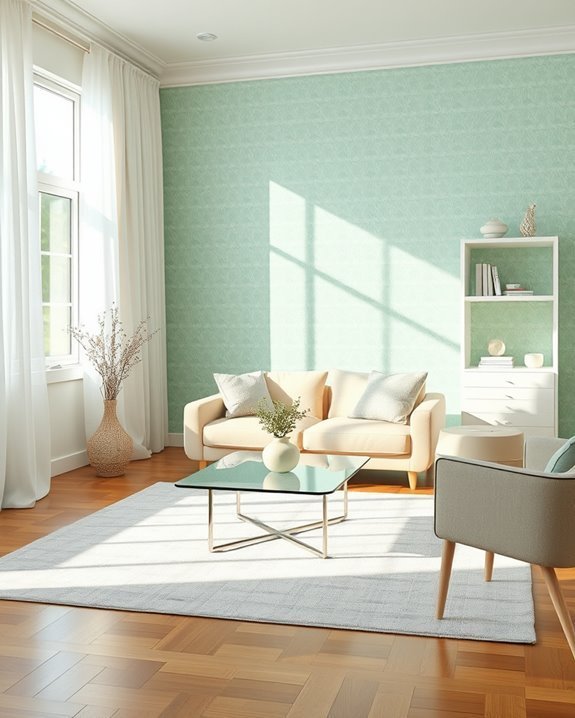 mint hues create serenity