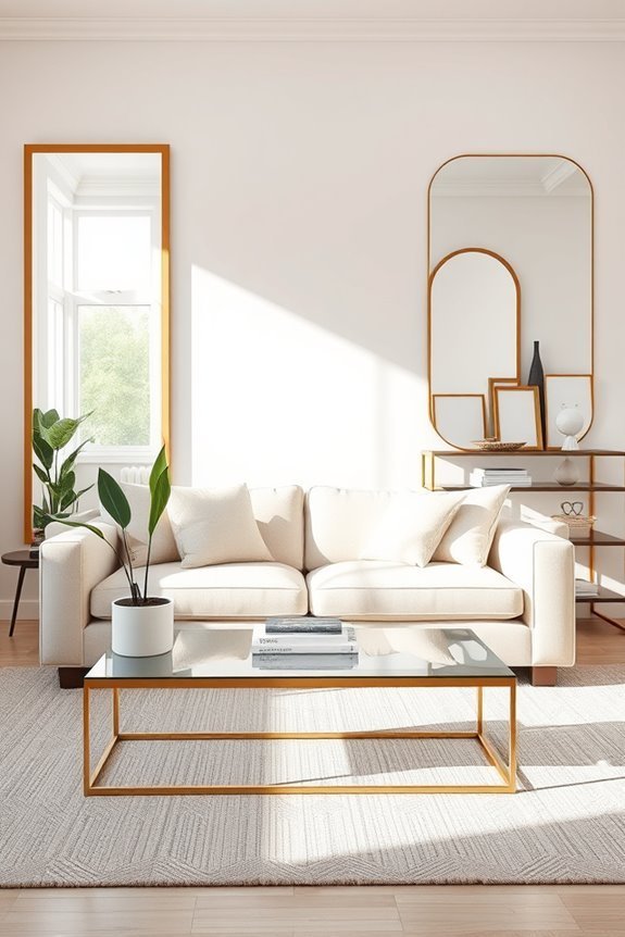 mirror placement enhances space