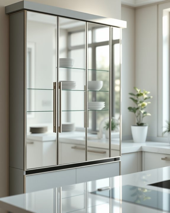 mirrored cupboard design benefits