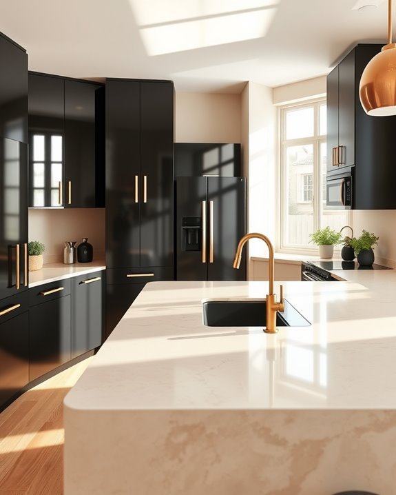 mirrors create spacious illusions