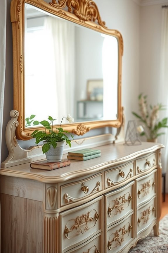 mirrors enhance antique spaces