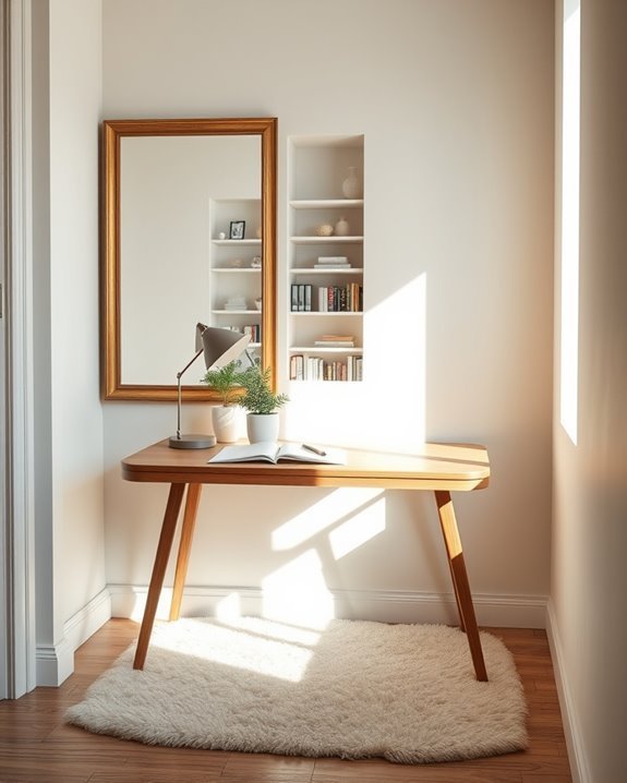 mirrors enhance office space