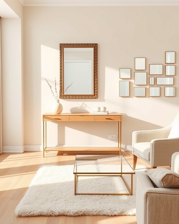mirrors enhance spatial illusion